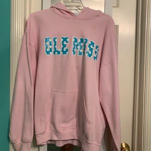 pink ole miss hoodie